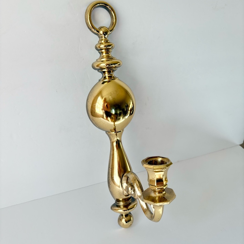 Home Decor Lot Vintage Coquette Floral Brass - Picture 12 of 12